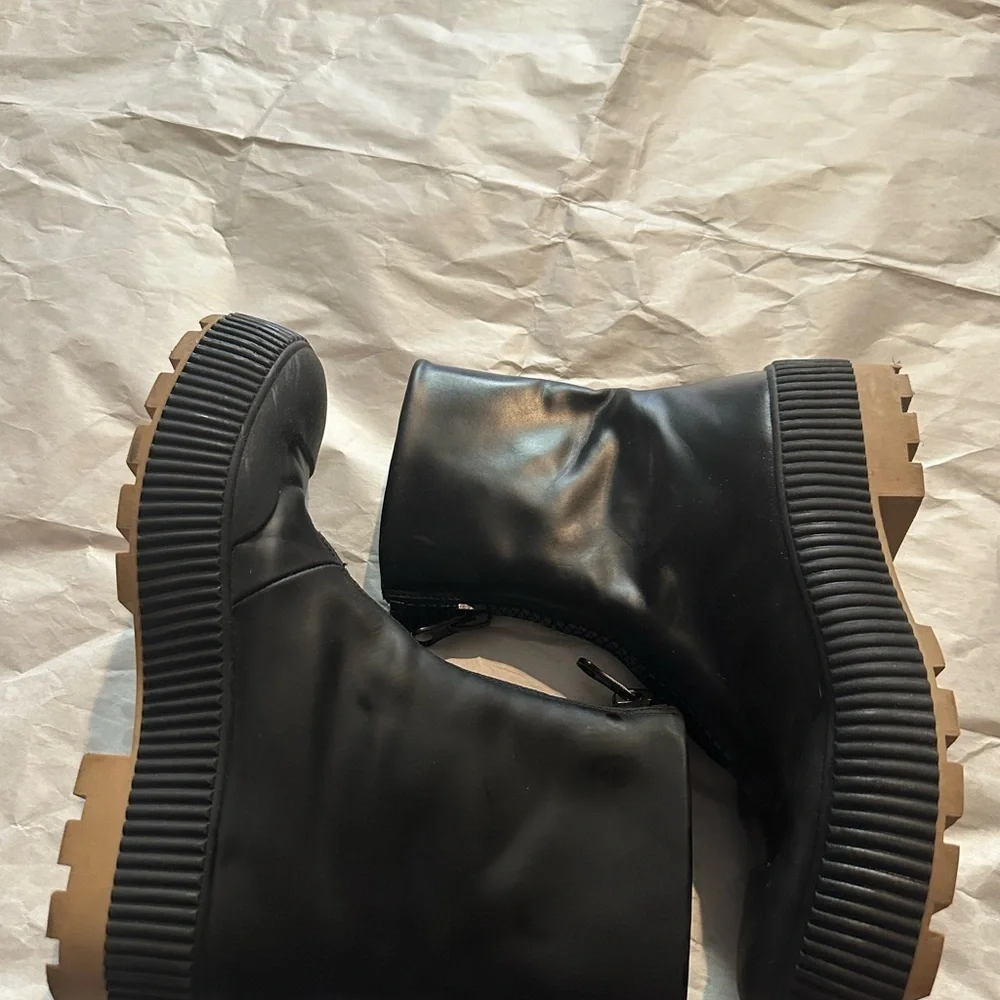 Zara Black Men's Rain Boots
